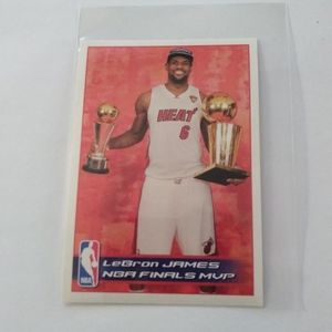LeBron James 2012-13 Panini Sticker #252 NBA Finals MVP